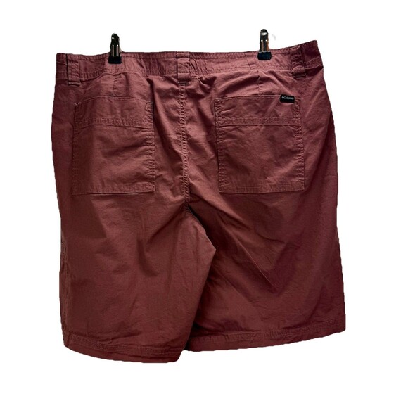 Columbia Mens Burgundy Straight‎ Fit Casual Shorts Size 34 - Picture 2 of 9